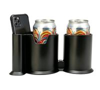 Boat Cup Holder Mount, Universal Anti Slip Clamp, Portable Marine Drink Holder, Secure Phone Storage Bracket, for Canoe Kayak Surfboard Fishing Water Sports Boating Outdoor Travel Use Stability