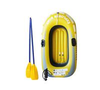 Boat de kayak gonflable - 1/2 personne du kayak de canoë, canoë gonflable portable | Bateaux de pêche portables pliants épaissis, paddle boat de tournée pour les sports nautiques extérieurs et les voy