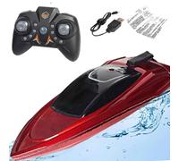 Boat De Télécommande - Bateaux RC À Grande Vitesse | Bateaux De Course RC À Grande Vitesse | Baigniers De Baigniers Boaits Adaptés Au Plaisir De La Piscine, Aux Aventures Du Lac Et Aux Jeu En
