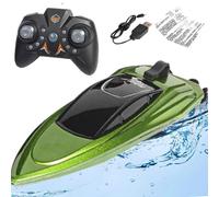 Boat De Télécommande - Bateaux RC À Grande Vitesse | Bateaux De Course RC À Grande Vitesse | Baigniers De Baigniers Boaits Adaptés Au Plaisir De La Piscine, Aux Aventures Du Lac Et Aux Jeu En