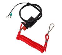 Boat Engine Emergency Stop Switch Tether Lanyard for T15 F2.5 F4 F5 F6,