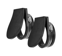 Boat Exhaust Cover - Marine Vent Protector for Yacht and Cruiser | Waterproof Pvc Material with Elastic Band, Prevents Water Entry and Debris, Easy to Install Boat Emission Guard, 10.8x9.3x3.4cm Black