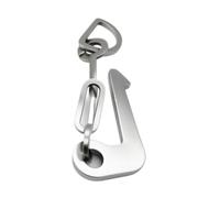Boat Life Raft Hook High Load Stainless Steel Marine Quick Release Link Use | Reliable 5.91×1.85 in Size Provides Secure Grip Easy Setup Multi Use For Offshore Sailing Dockside Mooring Safety Lines Riggi