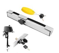 Boat Lock, Motor Clamp, Stainless Gear, Marine Engine Guard, Adjustable Security, Outdoor Accessory, Beginner Kit, Pro Equipment, Safety Item with Durable Build for Boat Owners and Watercraft Users