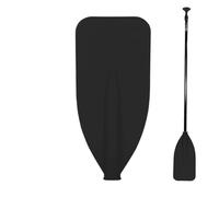 Boat Paddle - Heavy Duty Aluminum Kayak Oar, Reinforced Shaft Flat Blade Tool For Smooth Water Navigation, Rustproof Sturdy Construction, Comfortable Grip Rowing Gear | Portable Boating Accessory Pool