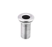 boat plug 3/4" Yctze pour passe coque Raccord fileté de bateau tuyau fileté barbelé marin de bateau d'acier inoxydable 316 à travers le raccord fileté de drain(1")