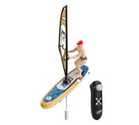Boat RC - Artisanat électrique imperméable, voilier rechargeable coloré | Système de contrôle en douceur jeu de bateaux, plage joue au jouet éloigné pour les de 8 à 12 ans, jeux de piscine fam