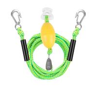 Boat Rope - 2 Hook 17FT Heavy Duty Multifunctional | Floating Tow Rope Ski Harness with Float | Double Hook Pulling Ropes for Outdoor Water Lake River Pond Pool Beach Surfing Swimming Towing