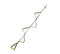 Boat Rope Ladder, 5-Step Anti-Slip Water Accessory, 60 inches Pontoon Boat Ladders with Nylon Ropes, Marine Grade Ladder, Water Sports Ladders with Style, Outdoor Gear for Kayak Motorboat