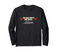 Boat Rules Captain Humour Bateau Life Lake House Summer Manche Longue