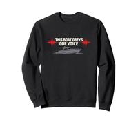 Boat Rules Captain Humour Bateau Life Lake House Summer Sweatshirt