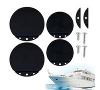Boat Scupper Flapper - Rubber, Scupper Replacement, Heavy-Duty Design | Marine Boat Plug, 4 pièces Set For Speedboat, Sea, Dock Detailing, Saltwater, Freshwater, Boating, Fishing, Yacht Maintenance