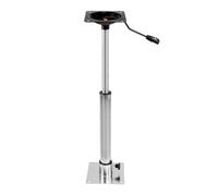 Boat Seat Base - Stainless Steel, 21.65-27.56in Swivel Mount Adjustable | Flexible Pedestal Boat Seat Swivel Pedestal Mount, Versatile Base For Boats, Yachts, Marine Seats, Fishing, Cruising