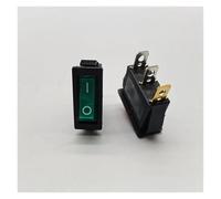 Boat shaped switch rocker switch KCD3-102/N with light, 3-pin hole, 28 * 11mm silver dot self-locking NWPNLXEA(5)