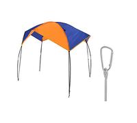 Boat Sun Shelter Waterproof UV Protection Fishing Canopy Tent Sun Shade for 2 3 4 Persons Boating Picnic Blue Orange Polyester Fiberglass (68347 Awning (2 People))