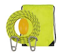 Boat Tow Rope - Floating Marine Towing Line | Stainless Steel Hook Reflecti