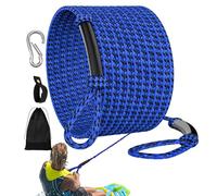 Boat Tow Rope, Tubing Strap Line, Blue, Safety Floating Cord, Kayak Pulling Harness, Surf Rescue Docking Tool, Lake River Trailering Use, Snowmobiling Fishing Gear Support