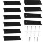 Boat Trailer Bunk Slides - 3X10 Inch Heavy Duty Glide Slicks | Durabled Boats Trailers Bunk Enders for Easy Launching and Loading, Smooth Boat On/Off Trailer Movement, Watercraft Accessories