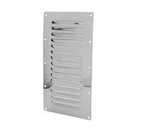 Boat Vent Louver 225x125mm | Oxidation Proof Metal Vent Grill for Yacht/Caravan/Home | Sturdy & Enduring Replacement Ventilation Plate
