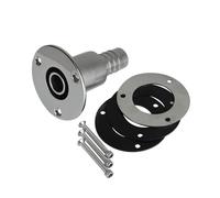 Boat Vent Pipe - 24mm Stainless Steel Thru Hull Exhaust | Marine Deck Fitting - High Hardness Pipe for Boats Improving Comfort Safety and Preventing Dirt Accumulation