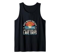 Boat Waves Sun Rays Ain't Nothing Like Lake Days |--- Débardeur