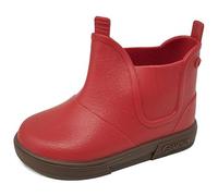 Boatilus BabyBeatly, bottes de pluie unisex pour enfants, 100% imperméables ROUGE/MARRON TAILLE 21