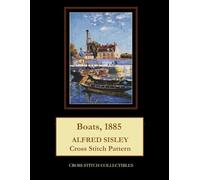 Boats, 1885: Alfred Sisley Cross Stitch Pattern