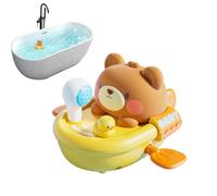 Boats for Bathtub | Animal Shape Cute Floating Pull String Boat,Spray Water Bath Toy - for Boys Girls Bathroom Shower Pool Beach Lake Water