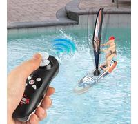 Boats robo-baignoires, bateaux jouets pour l'eau jouent à la télécommande | Jouets de piscine pour - Avec des lumières LED, une voile à 2,4 GHz pour des aventures en plein air, la pêche au lac amusant