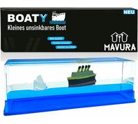 BOATY Bateau insubmersible Boule en verre Boule à secouer Décoration Bateau Cadeau Titanic