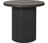 Boavista table d'angle Ø48cm marron foncé.