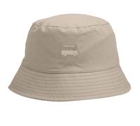 Bob 100% coton, ajustable tour de tête beige TU