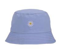 Bob 100% coton, ajustable tour de tête bleu clair TU
