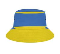Bob Adulte MotifUkraine Drapeau,Chapeau Pêcheur en Polyester Sergé Résistant,Bord Large Protection Soleil,Unisexe Homme Femme pour Activités Extérieures,Blue