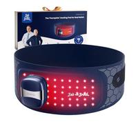 BOB AND BRAD Ceinture Chauffante à Lumière Rouge, Dos & Confort Menstruel | 5000mAh Rechargeable Sans Fil, Coussin Chauffant Portable pour Femmes & Hommes, Maison Bureau Voyage Sport, Cadeau