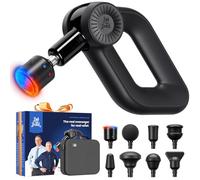 BOB AND BRAD D6 Pro Max+ Pistolet de Massage avec Tête Chaude et Froide | Professionnel Massage Gun avec Amplitude de 16 mm & Écran OLED, Masseur pour Soulager Douleurs et Raideurs Musculaires