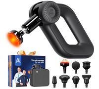 BOB AND BRAD D6 Pro Plus Pistolet de Massage avec Chaleur & 16 mm Amplitude | Professionnel Massage Gun Tissus Profonds, Portables Masseur de Muscle pour Soulager Douleurs et Raideurs Musculaires