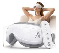 Bob and Brad EyeOasis 2 Plus Masseur oculaire avec télécommande et chaleur, masque massage yeux pour compression, fatigue, cernes, idée cadeau