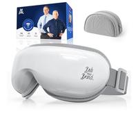 Bob and Brad EyeOasis Lot de 2 masseurs oculaires avec chaleur, musique et compression - Masque électrique pour soulager les cernes - Yeux secs - Cadeau pour homme et femme