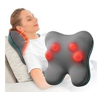 Bob and Brad EZBack Masseur Cervical, Coussin Massage Dos et Cou Épaules avec chaleur, Appareil de Massager Shiatsu Électrique, Massage et Relaxation Cadeaux pour Femme Homme