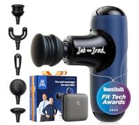 BOB AND BRAD Q2 Mini Pistolet de Massage des Tissus Profonds, Idée Cadeau | Silencieux Pistolet Massage Portable avec 5 Têtes & Valisette, Masseur Tissus Profonds Dos & Épaules pour Régénération