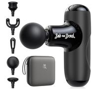 BOB AND BRAD Q2 Mini Pistolet de Massage Musculaire, Masseur Dos et Épaules - Pistolet Masseur Portable & Puissant - Récupération Sport & Bureau, Silencieux, Batterie 2500mAh, Valisette Incluse