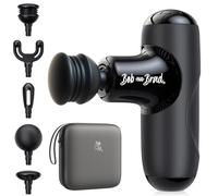BOB AND BRAD Q2 Mini Pistolet de Massage, Silencieux - Pistolet de Massage Musculaire Portable Pour la Relaxation, Massage Gun Tissus Profonds pour Dos Épaules, Jambes, Muscles (Noir)