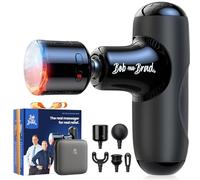 BOB AND BRAD Q2 Pro Pistolet de Massage Musculaire avec Tête Chauffante & Froide - Mini Masseur Dos - Pistolet Masseur Portable pour Récupération Sport et Bureau - Silencieux, Mallette Incluse