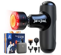 BOB AND BRAD Q2 Ultra Pistolet de Massage Musculaire avec Chaleur Infrarouge, Silencieux Masseur Massage Gun Portables Massage Gun avec Étui de Transport pour la Relaxation Musculaire, Charge de USB-C