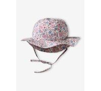 VERTBAUDET Bob bébé Fille Coton imprimé Fleuri écru 48/50CM (24/36M)