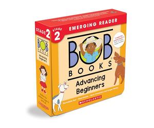Bob Books - Advancing Beginners Box Set of 12 Paperbacks | Decodable Phonics Books, Ages 4 and up, Kindergarten (Stage 2: Emerging Reader)