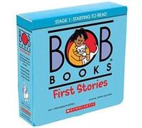 Bob Books - First Stories Box Set | Phonics, Ages 4 and up, Kindergarten (Stage 1: Starting to Read)