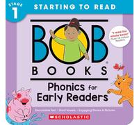 Bob Books - Phonics for Early Readers Box Set | Decodable Phonics Books, Ages 4 and up, Kindergarten (Stage 1: Starting to Read)