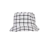 Bob carreaux Flexfit - blanc/gris - TU